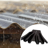 Maxbell Rain Gutter Disperser Effective Downspouts Diverter for Roofs Outdoor Cement Brown