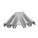 Maxbell Rain Gutter Disperser Effective Downspouts Diverter for Roofs Outdoor Cement White