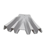 Maxbell Rain Gutter Disperser Effective Downspouts Diverter for Roofs Outdoor Cement White