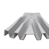 Maxbell Rain Gutter Disperser Effective Downspouts Diverter for Roofs Outdoor Cement White