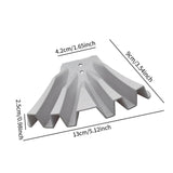 Maxbell Rain Gutter Disperser Effective Downspouts Diverter for Roofs Outdoor Cement White