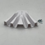 Maxbell Rain Gutter Disperser Effective Downspouts Diverter for Roofs Outdoor Cement White