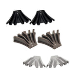 Maxbell 2 Pieces Gutter Downspout Diverters Down Spout Extenders for Lawn Black