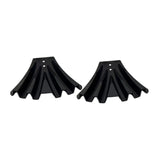 Maxbell 2 Pieces Gutter Downspout Diverters Down Spout Extenders for Lawn Black