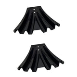 Maxbell 2 Pieces Gutter Downspout Diverters Down Spout Extenders for Lawn Black