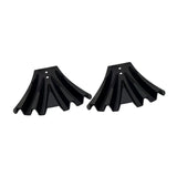 Maxbell 2 Pieces Gutter Downspout Diverters Down Spout Extenders for Lawn Black