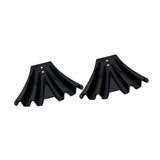 Maxbell 2 Pieces Gutter Downspout Diverters Down Spout Extenders for Lawn Black