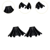 Maxbell 2 Pieces Gutter Downspout Diverters Down Spout Extenders for Lawn Black