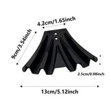 Maxbell 2 Pieces Gutter Downspout Diverters Down Spout Extenders for Lawn Black