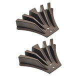 Maxbell 2 Pieces Gutter Downspout Diverters Down Spout Extenders for Lawn Brown