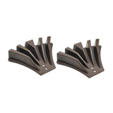 Maxbell 2 Pieces Gutter Downspout Diverters Down Spout Extenders for Lawn Brown