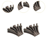 Maxbell 2 Pieces Gutter Downspout Diverters Down Spout Extenders for Lawn Brown