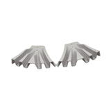 Maxbell 2 Pieces Gutter Downspout Diverters Down Spout Extenders for Lawn White