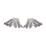 Maxbell 2 Pieces Gutter Downspout Diverters Down Spout Extenders for Lawn White