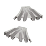 Maxbell 2 Pieces Gutter Downspout Diverters Down Spout Extenders for Lawn White
