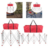 Maxbell Folding Workstand Multifunctional Desk Support Stand for Home Office Outdoor 9 Leg