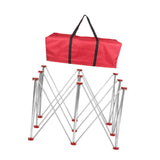 Maxbell Folding Workstand Multifunctional Desk Support Stand for Home Office Outdoor 9 Leg