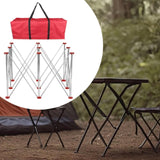 Maxbell Folding Workstand Multifunctional Desk Support Stand for Home Office Outdoor 9 Leg