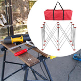 Maxbell Folding Workstand Multifunctional Desk Support Stand for Home Office Outdoor 9 Leg