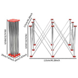 Maxbell Folding Workstand Multifunctional Desk Support Stand for Home Office Outdoor 9 Leg