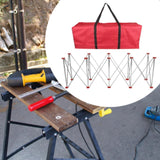 Maxbell Folding Workstand Multifunctional Desk Support Stand for Home Office Outdoor 10 Leg