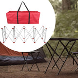 Maxbell Folding Workstand Multifunctional Desk Support Stand for Home Office Outdoor 10 Leg