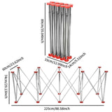 Maxbell Folding Workstand Multifunctional Desk Support Stand for Home Office Outdoor 10 Leg