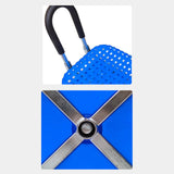 Maxbell Garden Rolling Work Seat Sturdy for Gardener Planting Outdoor House Cleaning blue