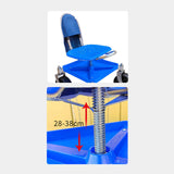 Maxbell Garden Rolling Work Seat Sturdy for Gardener Planting Outdoor House Cleaning blue with bag