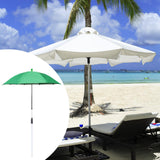 Maxbell Plant Shade Umbrella Parasol with Metal Stake Sunshade Cloth for Garden Beds