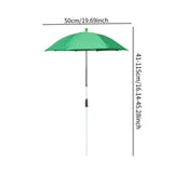 Maxbell Plant Shade Umbrella Parasol with Metal Stake Sunshade Cloth for Garden Beds