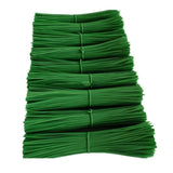 Maxbell 100x Green Twist Ties Multifunction Plastic Coated for Plants Climbing Tying