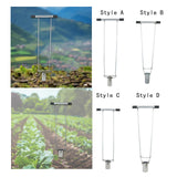 Maxbell Bulb Planter Metal Manual Seedling Transplanter for Planting Digging Weeding Style A