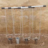 Maxbell Bulb Planter Metal Manual Seedling Transplanter for Planting Digging Weeding Style A