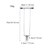 Maxbell Bulb Planter Metal Manual Seedling Transplanter for Planting Digging Weeding Style A