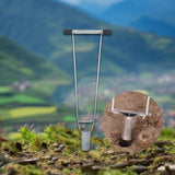 Maxbell Bulb Planter Metal Manual Seedling Transplanter for Planting Digging Weeding Style B