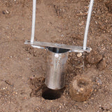 Maxbell Bulb Planter Metal Manual Seedling Transplanter for Planting Digging Weeding Style C