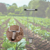 Maxbell Bulb Planter Metal Manual Seedling Transplanter for Planting Digging Weeding Style C