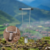 Maxbell Bulb Planter Metal Manual Seedling Transplanter for Planting Digging Weeding Style D