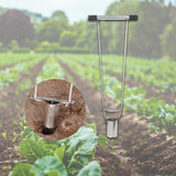 Maxbell Bulb Planter Metal Manual Seedling Transplanter for Planting Digging Weeding Style D