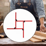 Maxbell Router Milling Groove Bracket Carpenter for Square Long Hole Opening Machine