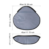 Maxbell Welding Helmet Cover Professional Welder Hat Cap Heavy Duty Flame Retardant Gray