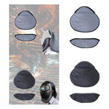 Maxbell Welding Helmet Cover Professional Welder Hat Cap Heavy Duty Flame Retardant Gray