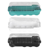 Maxbell Seed Propagator Tray 10 Holes Windowsill Tray with Cover for Backyard Garden Green