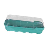 Maxbell Seed Propagator Tray 10 Holes Windowsill Tray with Cover for Backyard Garden Green
