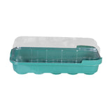 Maxbell Seed Propagator Tray 10 Holes Windowsill Tray with Cover for Backyard Garden Green
