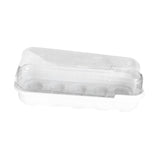 Maxbell Seed Propagator Tray 10 Holes Windowsill Tray with Cover for Backyard Garden White
