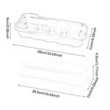 Maxbell Seed Propagator Tray 10 Holes Windowsill Tray with Cover for Backyard Garden Black