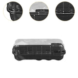 Maxbell Seed Propagator Tray 10 Holes Windowsill Tray with Cover for Backyard Garden Black