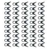 Maxbell 50 Pieces Plant Support Garden Clips Tool Fastening Clip for Tomatoes Flower black